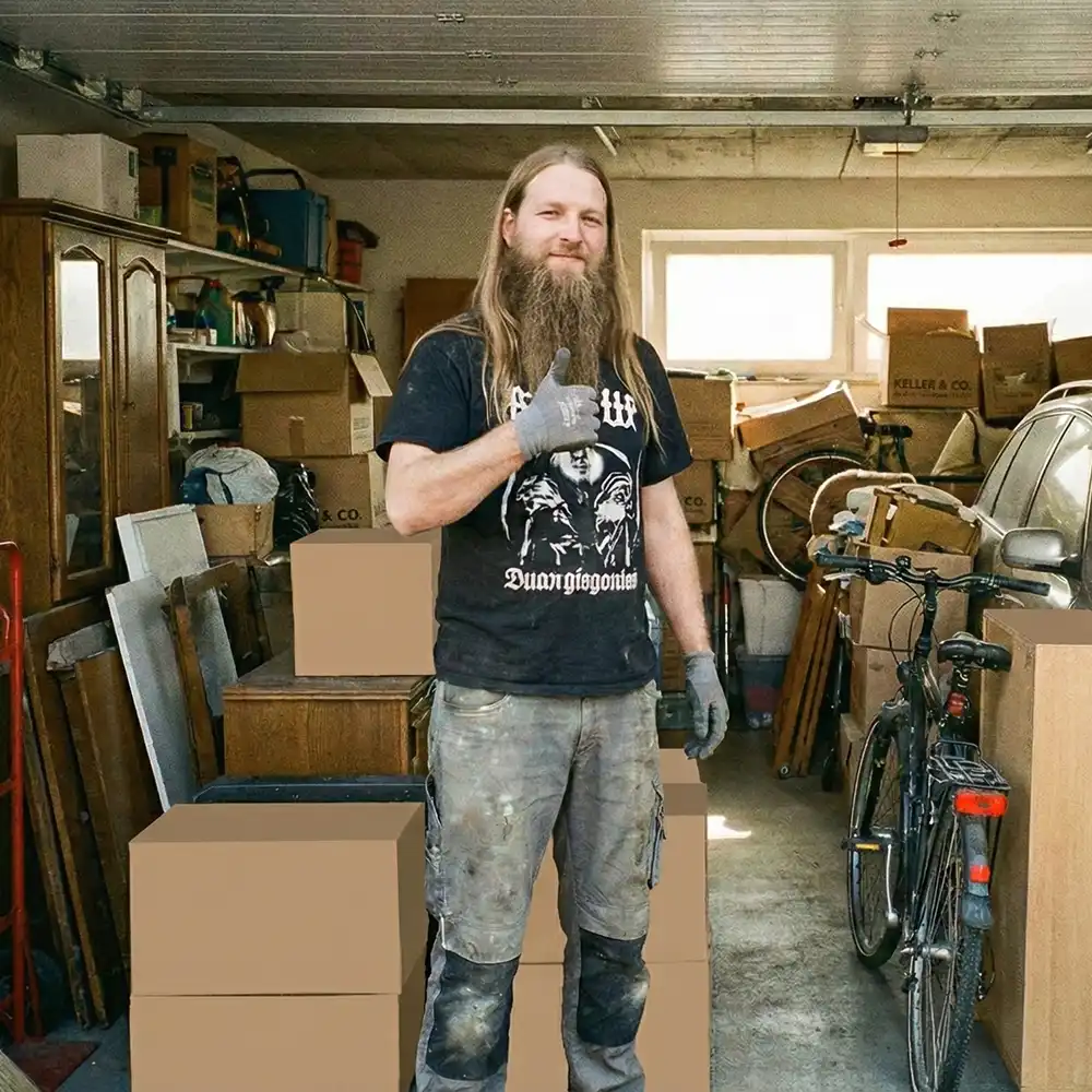 Keller Entrümpelung Illustration